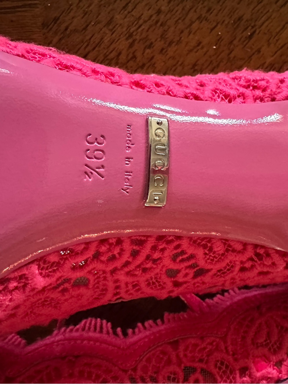 Gucci Virginia Lace Maryjane pump 39.5 - Picture 6 of 8
